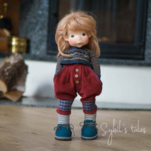 Load image into Gallery viewer, Charlotte, OOAK Art Doll