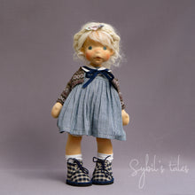 Load image into Gallery viewer, Agneta, angelic eye art doll