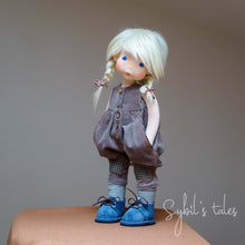 Load image into Gallery viewer, Smilla, natural fiber art doll