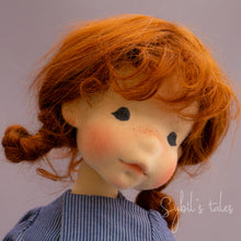 Load image into Gallery viewer, Clementine, natural fiber art doll
